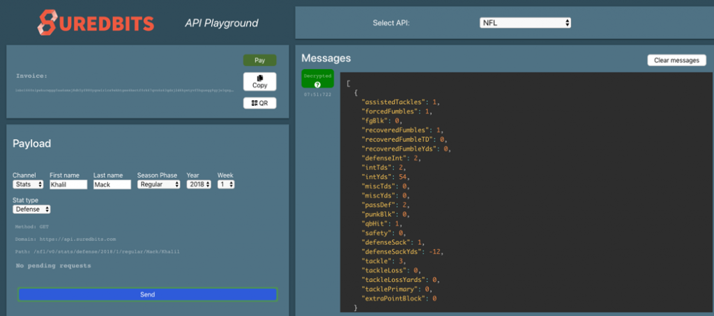 NFL API 